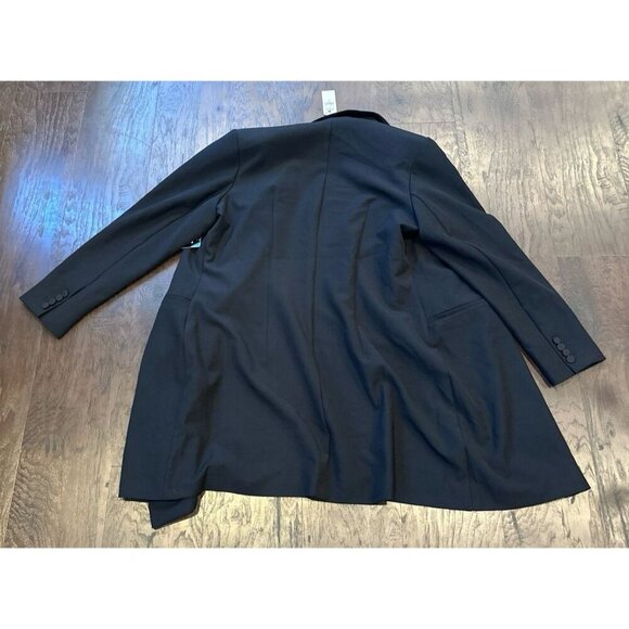 Nwt Express Men's black Topcoat plush collar - xl - Picture 4 of 4